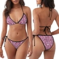 thumbnail image 3 of Disketp Sweet Heart para Bañador de Dos Piezas para Mujer, Bikini Sexy Halter String, Conjunto de Bikini en Triángulo, 3 of 6