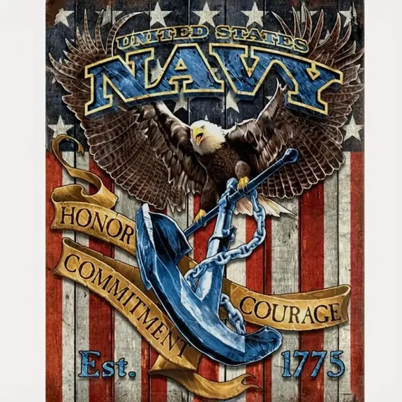 5D Diamond Painting Kits for Adults Diamond Art US NAVY Theme Diamond Painting Full Drill Diamond Crystal Rhinestone Embroidery Crafts Kits for Home Wall Decor Gifts