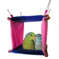 thumbnail image 1 of Parrot Hanging Plush Hammock Comfortable Breathable Thickened Warm Triangular Nest Tent Bird Supplies He Qiyong unisex, 1 of 2