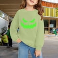 thumbnail image 2 of Mercatoo Boys Girls Pullover Halloween Crewneck Long Sleeve Pumpkin Graphic Printed Sweatshirt Loose Warm Tops, 2 of 6