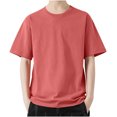thumbnail image 6 of BXINGOHAI Big and Tall Swim Shirts for Men Short Sleeve T-Shirt Quick Dry Lightweight Fishing Water Shirt Hot Pink,6XL, 6 of 6