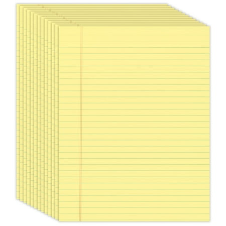 UPC: 0735854011369 | Office Depot Glue-Top Writing Pads 8 1/2in. x 11in. Legal Ruled 50 Sheets Canary Pack Of 12 Pads 99412
