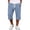 Light Blue, variant on Enridrech Mens Jogger Capris Pants Plain Drawstring Elastic Waist 3/4 Length Pant Straight Leg Summer Casual Capri Shorts