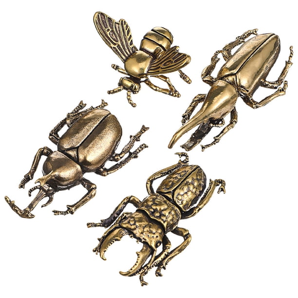 ADDHAT 4Ud De Insectos En Latón Con Estilo Retro Para De Escritorio
