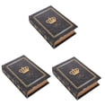 thumbnail image 4 of 3pcs European style Book Box Vintage Storage Book Book Box Antique Book Shaped Container, 4 of 8