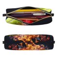 thumbnail image 2 of Balery Tennis Ball In Fire1 Estuche de Lápices de Cuero Impreso, Estuche para Suministros de Arte, Estuche de Lápices con Cremallera, Estuche de Almacenamiento de Papelería, 2 of 7