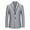 Gray, variant on LoyisViDion Men'S Stylish Casual Patchwork Business Wedding Party Outwear Coat Suit Tops Gray 10(XXL)