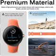 thumbnail image 2 of Soft Silicone Watchband Sports Wristband Replacement Watch Strap For Google Pixel Watch, 2 of 5