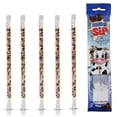 thumbnail image 3 of Milky Sip Magical Milk Straws - 4 Packs of 5 Pcs Each Cookies and Cream Flavored Straws For Milk, 20 Milk Flavoring Straws for Kids. Makes Children Want and Love to Drink Milk, 3 of 9