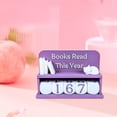 thumbnail image 4 of Desk Decor Books Read This Year Sign 3D Printed Books Read This Year Pratical Bookshelf Decor Modern Reading Counter for Library Decor Teachers Readers Desktop Ornament Desk Decor Figurine Easter Des, 4 of 6