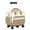 Khaki/White, variant on Fegat Rolling Craft Bag,Sewing Machine Tote,Large Sewing Accessories Storage with Wheels,Detachable Rolling Teacher Bag and Transport Tote for Craft,Teaching,Office