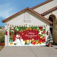 thumbnail image 5 of Hometravel Seasonal Garage Banner Display, Christmas Themed Door Decoration Flag, Party Atmosphere Backdrop for Outdoor Holiday Celebration, 5 of 6