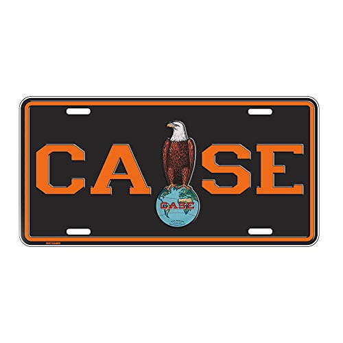 Ancien Abe Aigle Case Plaque de Métal d'Immatriculation avec Gaufrage 71304158