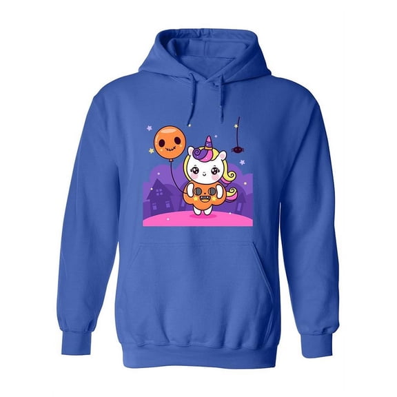 Cute Unicorn Halloween Hoodie Women -Image by Shutterstock, Female x-Large