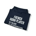 thumbnail image 4 of French Horn Hoodie, Gifts, Hooded Sweatshirt, 4 of 4