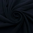 thumbnail image 4 of Stylish Fabric Venezia 60" Poly Spandex Solid Print Solid/Plain Apparel Fabric 1 Yard by the Yard, Navy., 4 of 4