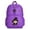 Purple, variant on - Axolotl Wizard Fantasy Pet - Cute School Travel Backpack