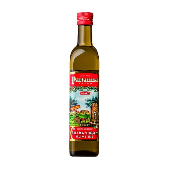 Partanna Mission Spicy Pepper Olive Oil - Premium Extra Virgin Olive Oil Infused with Spicy Red Pepper - Polphenol Rich-  Great for Gourmet Cooking and Drizzling - Cold Pressed - 16.9 fl oz (500 ML)