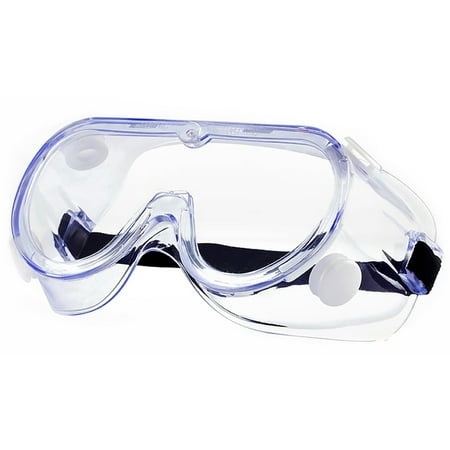 

Cerem - Safety Goggles EyeWare Protective Vision for Chemical Splash Anti Fog Anti Scratch Over the Glasses Clear 5 Pack