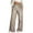 Khaki, variant on Zkozptok Women's High Waist Wide Leg Pants Fashion Printed Baggy Pants with Pocket Casual Plus Size Drawstring Trousers