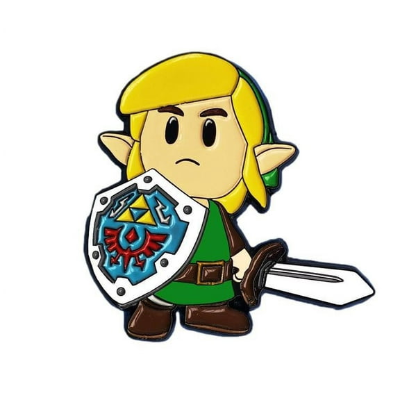 Legend of Zelda Link Character 1.25 Inches Tall Enamel Metal Pin