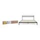 thumbnail image 1 of Cama Individual Nooz con cabecera Soporte Extra Light Metal, 1 of 6