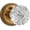 Antique Brass-Privacy, variant on 1 Pack Crystal Door Knobs Nickel Door Knob Brushed Nickel Passage Door Knobs Glass Satin Nickel Interior Door Knob for Hall and Closet