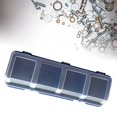 thumbnail image 2 of HLONK Screw Storage Bins Multi Compartment Organizer Box For Screws Small Parts Plastic Hardware Jewelry Storage Case, 2 of 7
