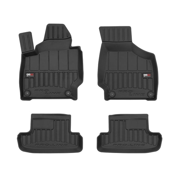OMAC Premium Floor Mats for Audi TT 2006-2014 All-Weather Heavy Duty 4Pcs