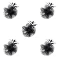 thumbnail image 1 of Jumpingount Tocado de boda con flores para el pelo, estilo Retro, adorno para el pelo de fiesta Simple, colgante de cabeza nupcial multiusos, negro Type2 NO2, 1 of 6
