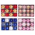 thumbnail image 2 of 12 bolas de Navidad de 6 cm con diseño de extraterrestre de plástico impreso para decoración de fiestas de Navidad, colgantes de esferas de Navidad de Año Nuevo 2024, 2 of 5