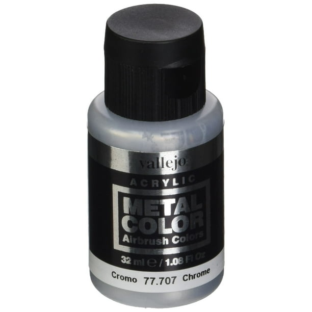 Pintura Vallejo Chrome Metal Color 32 ml a base de agua