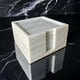 thumbnail image 4 of Portavasos de mármol, juego de 6 piezas con base de piedra de mármol natural, blanco, 4 of 5