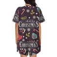 thumbnail image 3 of Xecao Merry Christmas print Swimsuit for women, Summer-ready, sporty style.Quick-dry fabric. Many sizes & colors., 3 of 9