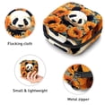 thumbnail image 3 of Panda Mini Plush Sanitary Napkin Pouch - Makeup Bag, Period Bags for School, Small Travel Toiletry Bag for Women - 4.7x6.6x6.6 in, 3 of 6