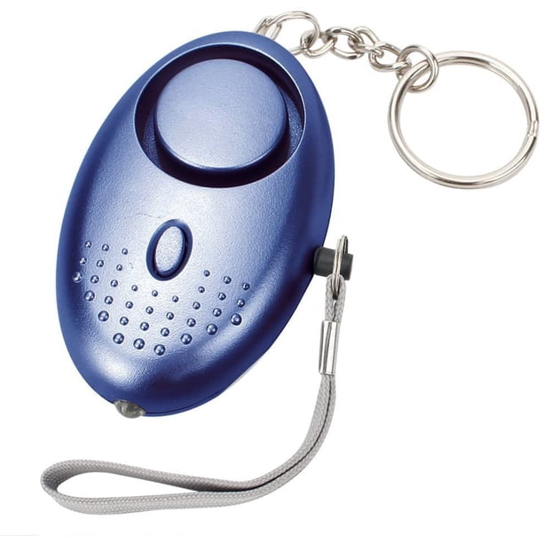 Alarma personal, alarma personal, llavero con alarma de pánico, alarma de seguridad con luz LED para mujeres, niñas y ancianos (negro) Fokelyi LN-2244-1