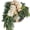 A#, variant on Rustic Bohemian Wreath for Front Door,Double-Sided Spring Floral Wreath with Linen Bow and Greenery,Farmhouse Boho FloralWreath for Year-Round Home Wall Window Porch Decoration