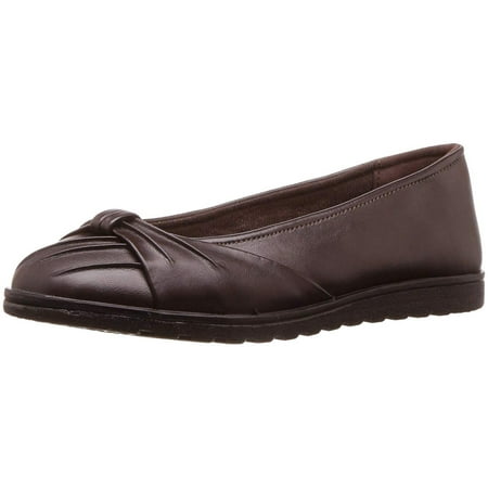 Brown Croc Flat - Easy Street Womens Giddy Ll Closed Toe Slide Flats