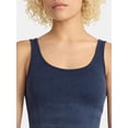 thumbnail image 3 of No Boundaries Seamless Scoop Cropped Tank and Flare Leggings Set, 2-Piece, Women’s, 3 of 4