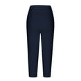 thumbnail image 4 of WXLWZYWL Womens Capri Yoga Pants High Wasit Stretch Casual Loose Drawstring Pajama Pants Lounge Joggers Pants Summer 2024 Capri Leggings Joggers with Pockets, 4 of 6