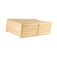 thumbnail image 4 of Organizador de caja de almacenamiento de artistas cinco cajones de cinco cajones portátiles contenedor de caja de almacenamiento de arte resistente pa, 4 of 9