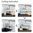 thumbnail image 5 of Yayeee Faucet Mat for Kitchen Sink 30" Diatomite Long Splash Guard Pad, Winter Village Serenity, 5 of 7