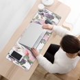 thumbnail image 3 of Long Mouse Pads for Desk,Pioneer Flower Floral Print Pattern Desk Mats on Top Of Desks, Desk Mouse Pad Extra Large with 3mm Non-Slip Base and Stitched Edge for Gaming,Office,Work,Home 31.5"x11.8", 3 of 6