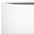 thumbnail image 3 of Safavieh Nardo Cement Modern Solid Round White Plant Pot 2 Count, 3 of 7