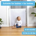 Perma Retractable Baby Gate for Ages 624 Months, 33" Tall x 71" Wide