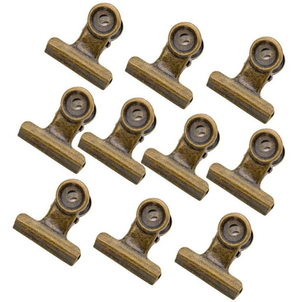 Clips de carpeta Sharpla para bolsas de alimentos Artesanía Bronce Clips de papel de carpeta
