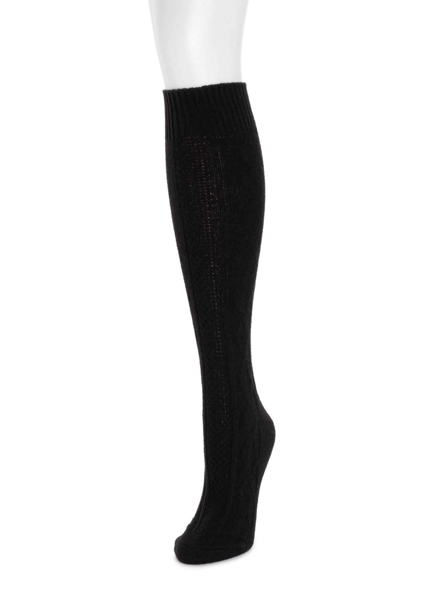 Muk Luks Women's Microfiber Knee-High Boot Sock, 1-Pack, Size 6-11