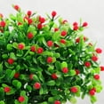 thumbnail image 7 of OULII 10Pcs Plastic Flowers Decor Fake Flower Bouquet for Indoor Use, 7 of 7