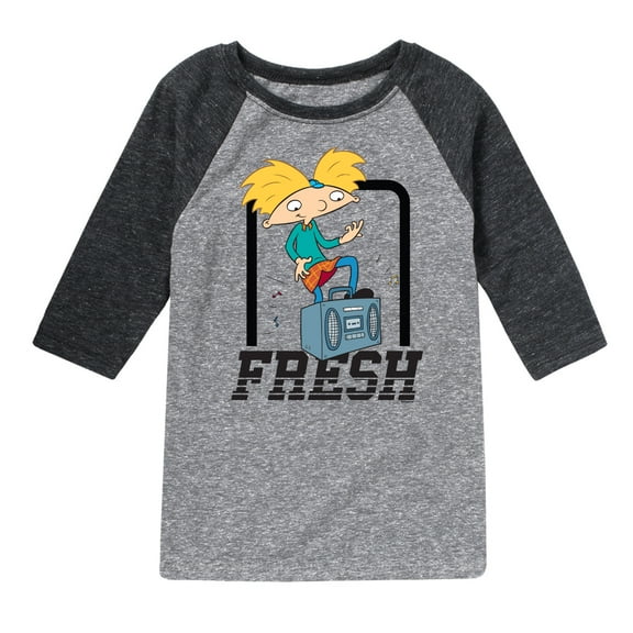 Hey Arnold! - Fresh Arnold - Toddler And Youth Raglan Graphic T-Shirt