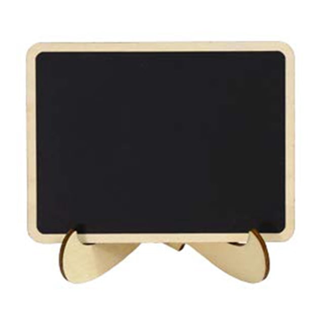 Pizarra de madera con adornos navideños, exhibición creativa, pequeño soporte para tablero de dibujo, decoración del hogar, manualidades, tablero de mensajes, regalo